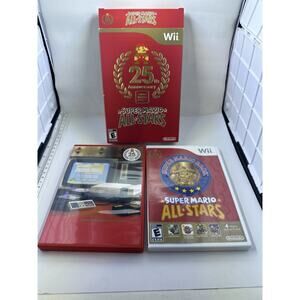 25th Anniversary Super Mario All Stars Limited Edition Wii Used